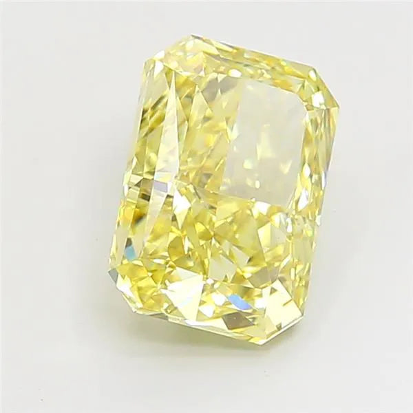 3.55ct Radiant Lab Grown Diamond (Colour Fancy Intense Yellow, Clarity VS1, IGI Certified)