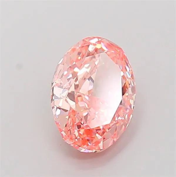 2.50ct Oval Lab Grown Diamond (Colour Fancy Vivid Pink, Clarity VS1, IGI Certified)