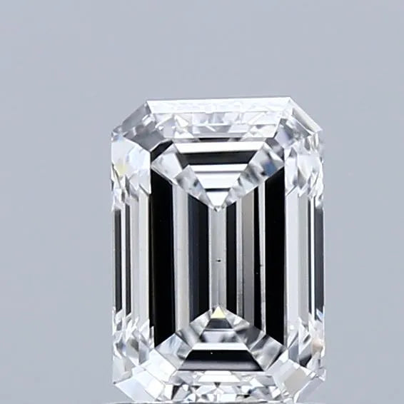 1.00ct Emerald Lab Grown Diamond (Colour D, Clarity VS2, IGI Certified)