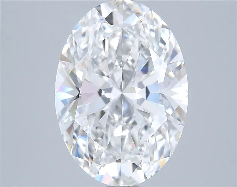 3.51ct Oval Lab Grown Diamond (Colour E, Clarity VVS2, IGI Certified)