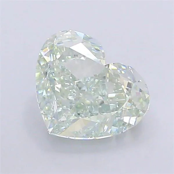 2.51ct Heart Lab Grown Diamond (Colour Fancy Intense Green, Clarity VVS2, IGI Certified)