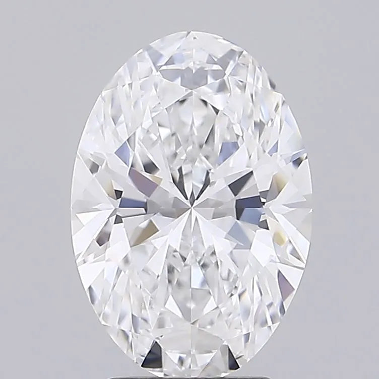 3.32ct Oval Lab Grown Diamond (Colour D, Clarity VVS2, IGI Certified)