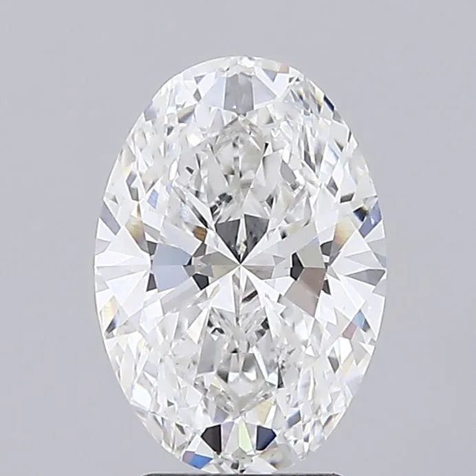 3.11ct Oval Lab Grown Diamond (Colour F, Clarity VVS2, IGI Certified)