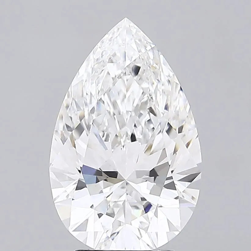 4.09ct Pear Lab Grown Diamond (Colour E, Clarity VVS2, IGI Certified)