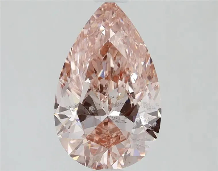 1.42ct Pear Lab Grown Diamond (Colour Fancy Intense Pink, Clarity SI1, Cut GD, IGI Certified)