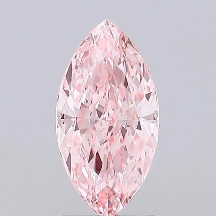 1.57ct Marquise Lab Grown Diamond (Colour Fancy Vivid Pink, Clarity VVS2, IGI Certified)
