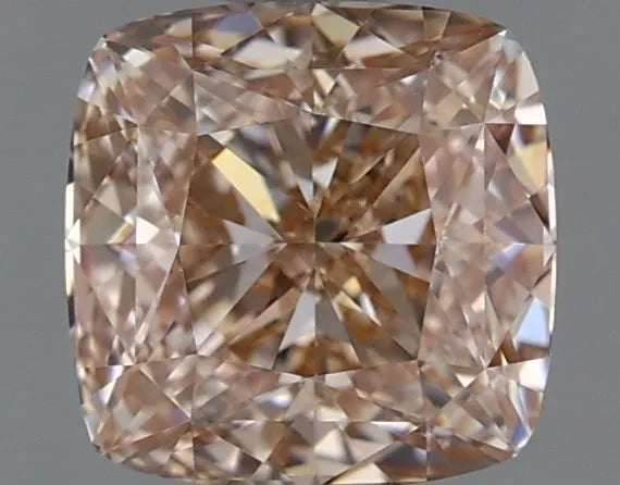 1.01ct Cushion modified Lab Grown Diamond (Colour Pinkish Brown, Clarity VS1, IGI Certified)