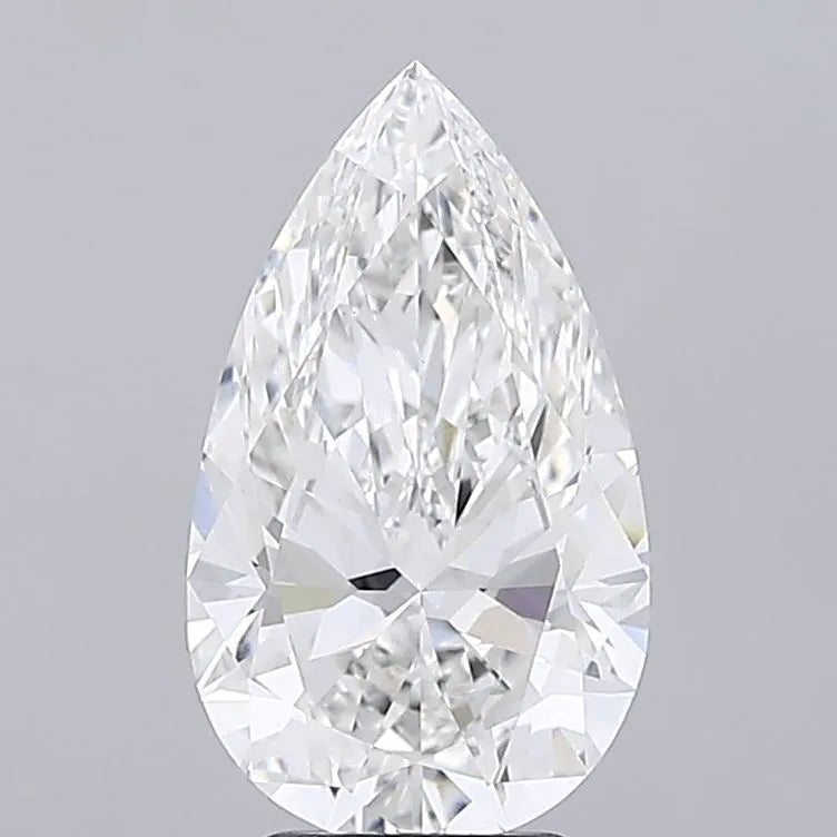 4.01ct Pear Lab Grown Diamond (Colour F, Clarity VVS2, IGI Certified)