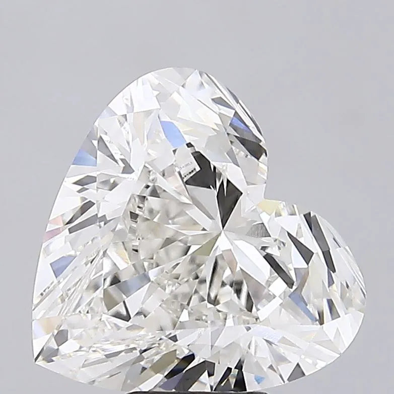 7.04ct Heart Lab Grown Diamond (Colour G, Clarity VVS2, IGI Certified)