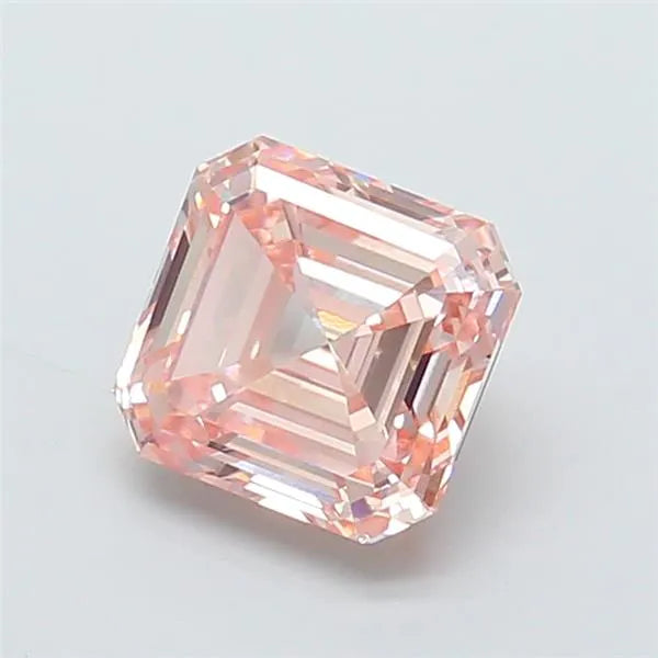 2.00ct Asscher Lab Grown Diamond (Colour Fancy Intense Pink, Clarity VVS2, IGI Certified)