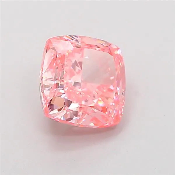 2.00ct Cushion modified Lab Grown Diamond (Colour Fancy Vivid Pink, Clarity VS1, IGI Certified)