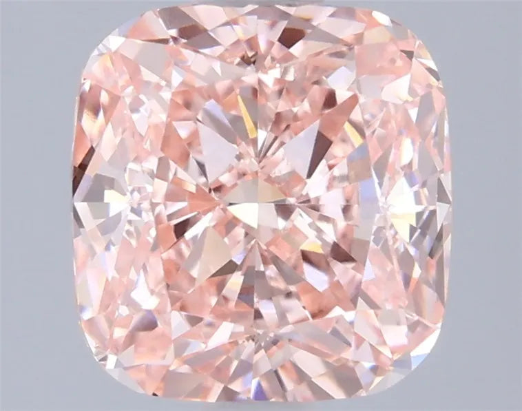 2.00ct Cushion modified Lab Grown Diamond (Colour Fancy Vivid Pink, Clarity VS1, IGI Certified)