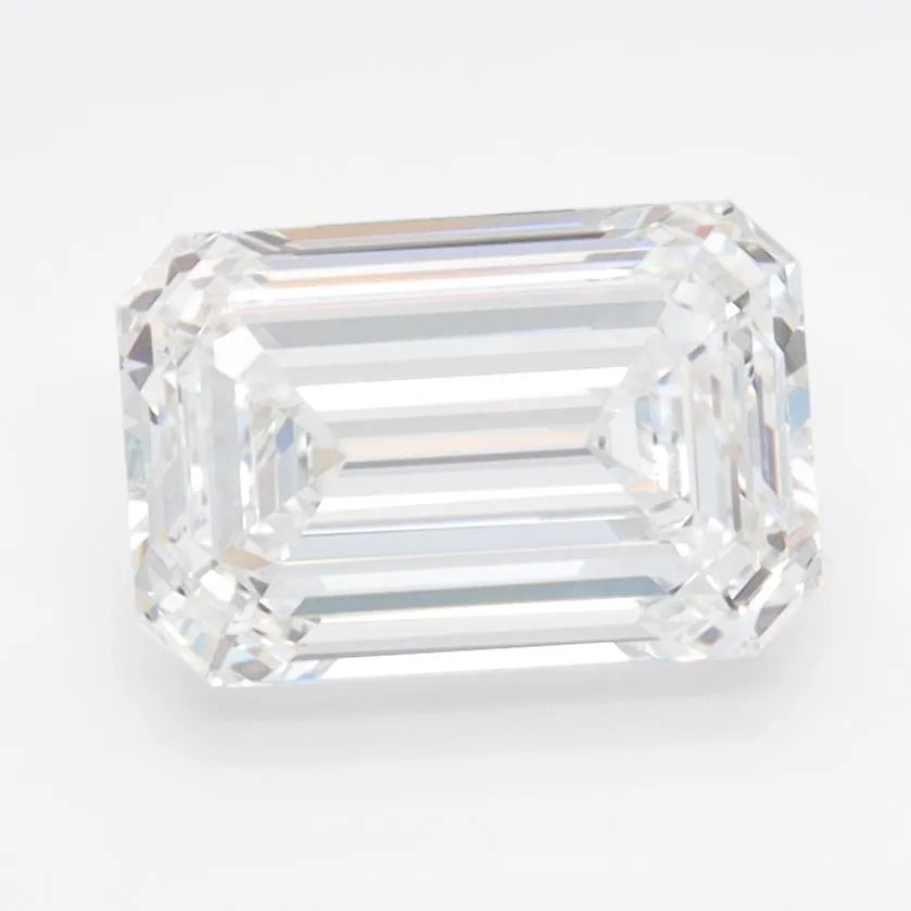 2.00ct Emerald Lab Grown Diamond (Colour D, Clarity IF, IGI Certified)
