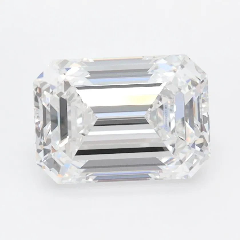 2.00ct Emerald Lab Grown Diamond (Colour D, Clarity IF, IGI Certified)