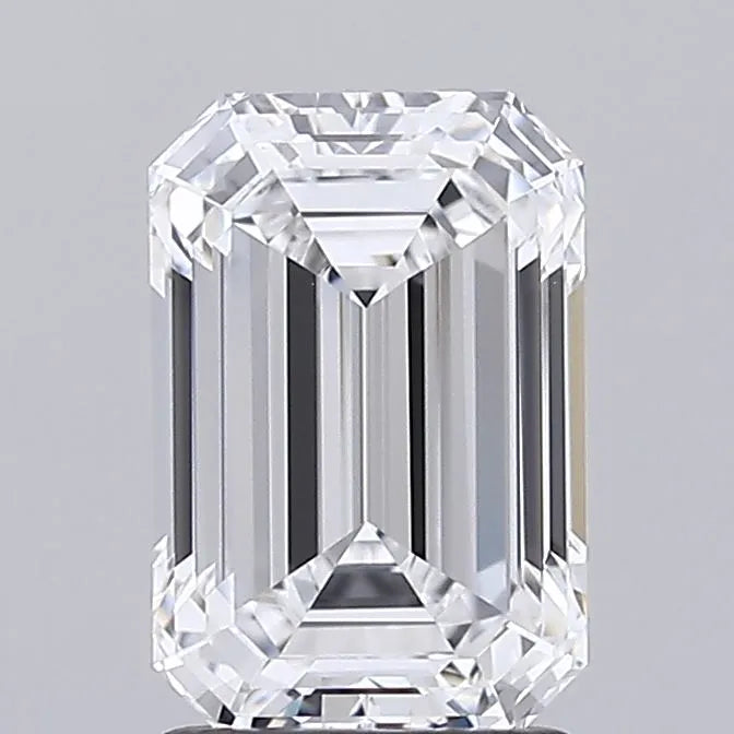 2.00ct Emerald Lab Grown Diamond (Colour D, Clarity IF, IGI Certified)