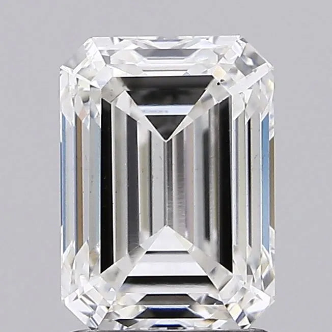 2.00ct Emerald Lab Grown Diamond (Colour F, Clarity VS2, IGI Certified)