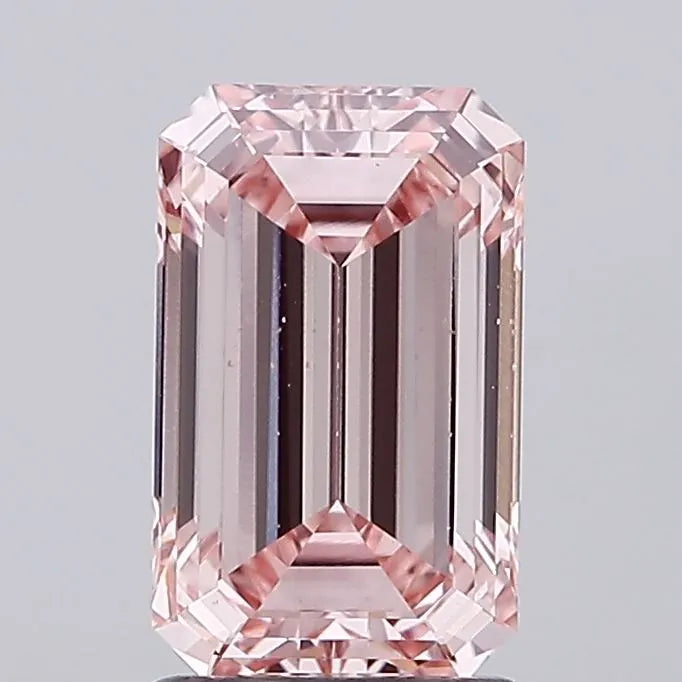 2.00ct Emerald Lab Grown Diamond (Colour Fancy Intense Pink, Clarity VS2, IGI Certified)