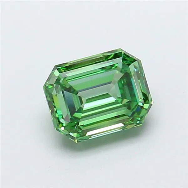 2.00ct Emerald Lab Grown Diamond (Colour Fancy Vivid Green, Clarity VS1, IGI Certified)