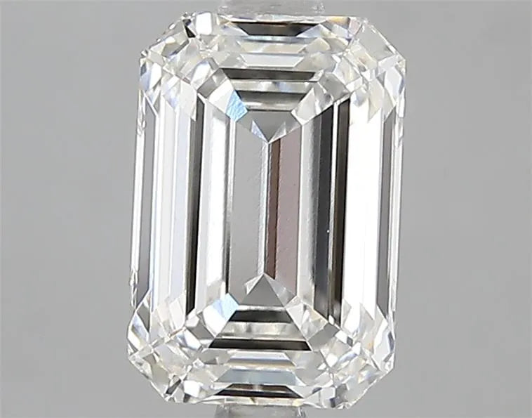 2.00ct Emerald Lab Grown Diamond (Colour G, Clarity VVS2, IGI Certified)