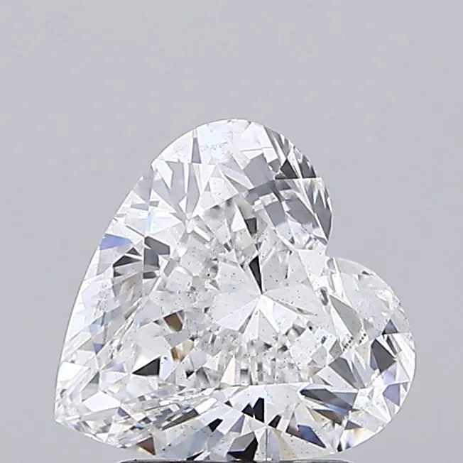 2.00ct Heart Lab Grown Diamond (Colour D, Clarity SI1, IGI Certified)