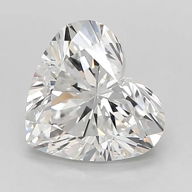 2.00ct Heart Lab Grown Diamond (Colour E, Clarity VVS2, IGI Certified)