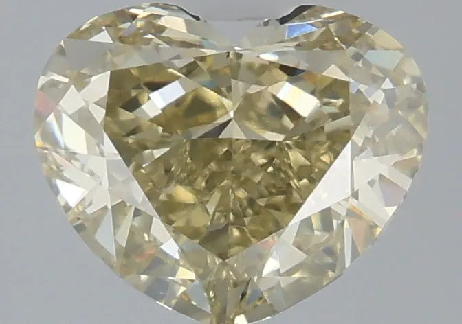 2.00ct Heart Lab Grown Diamond (Colour Fancy Yellow, Clarity VVS2, IGI Certified)