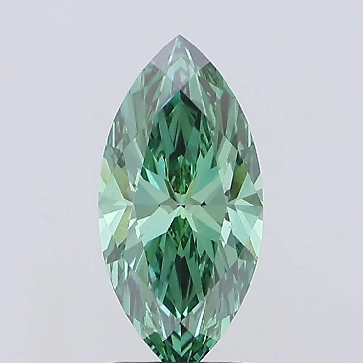 2.00ct Marquise Lab Grown Diamond (Colour Fancy Vivid Green, Clarity VS1, IGI Certified)