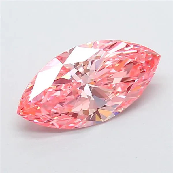 2.00ct Marquise Lab Grown Diamond (Colour Fancy Vivid Pink, Clarity VVS2, IGI Certified)
