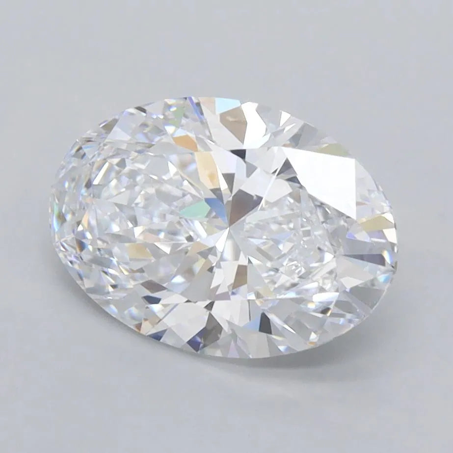 2.00ct Oval Lab Grown Diamond (Colour D, Clarity FL, IGI Certified)