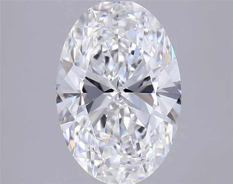 2.00ct Oval Lab Grown Diamond (Colour D, Clarity VS1, IGI Certified)