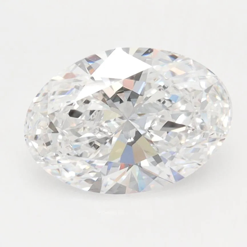 2.00ct Oval Lab Grown Diamond (Colour D, Clarity VVS1, IGI Certified)