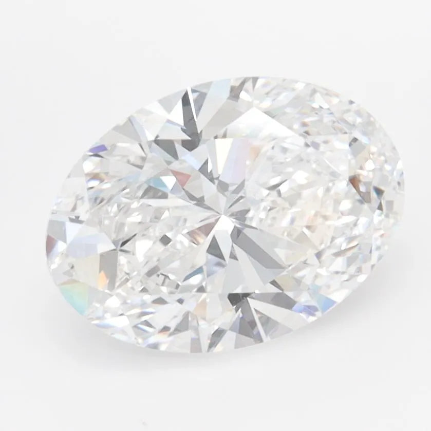 2.00ct Oval Lab Grown Diamond (Colour D, Clarity VVS1, IGI Certified)