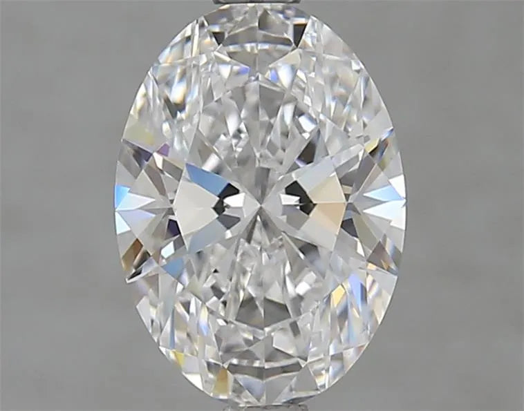 2.00ct Oval Lab Grown Diamond (Colour D, Clarity VVS2, IGI Certified)