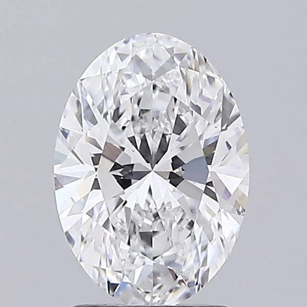 2.00ct Oval Lab Grown Diamond (Colour D, Clarity VVS2, IGI Certified)