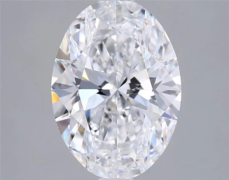 2.00ct Oval Lab Grown Diamond (Colour D, Clarity VVS2, IGI Certified)