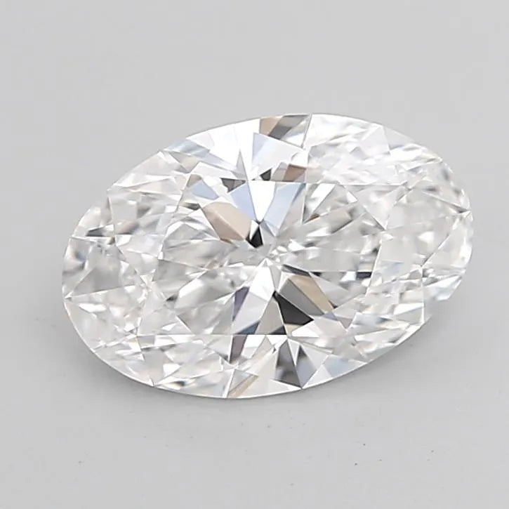 2.00ct Oval Lab Grown Diamond (Colour D, Clarity VVS2, IGI Certified)