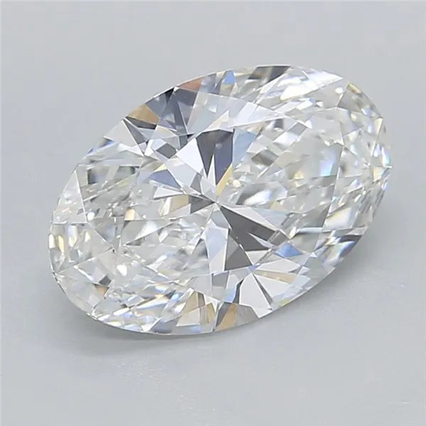2.00ct Oval Lab Grown Diamond (Colour E, Clarity VS1, IGI Certified)