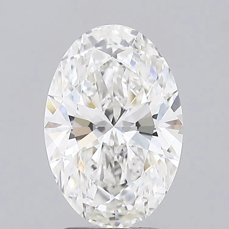 2.00ct Oval Lab Grown Diamond (Colour E, Clarity VVS1, IGI Certified)