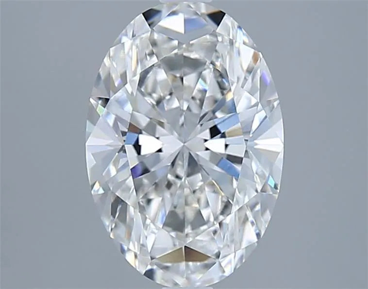 2.00ct Oval Lab Grown Diamond (Colour E, Clarity VVS1, IGI Certified)