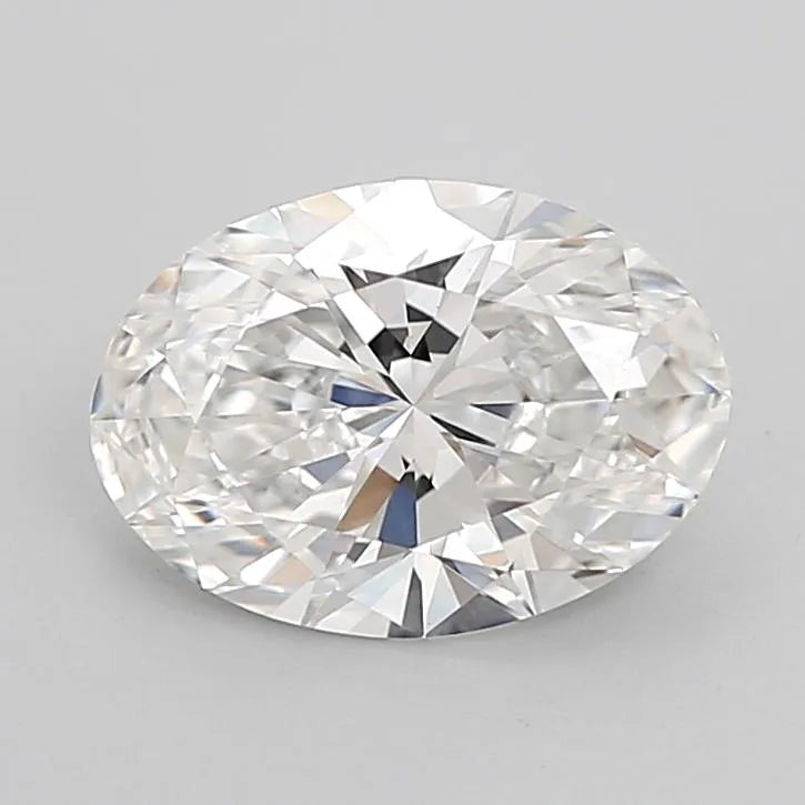 2.00ct Oval Lab Grown Diamond (Colour E, Clarity VVS2, IGI Certified)