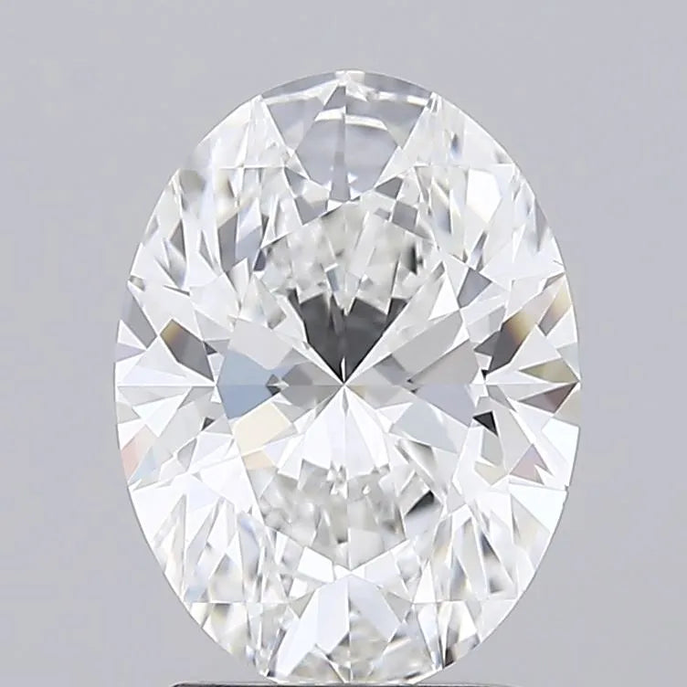 2.00ct Oval Lab Grown Diamond (Colour E, Clarity VVS2, IGI Certified)