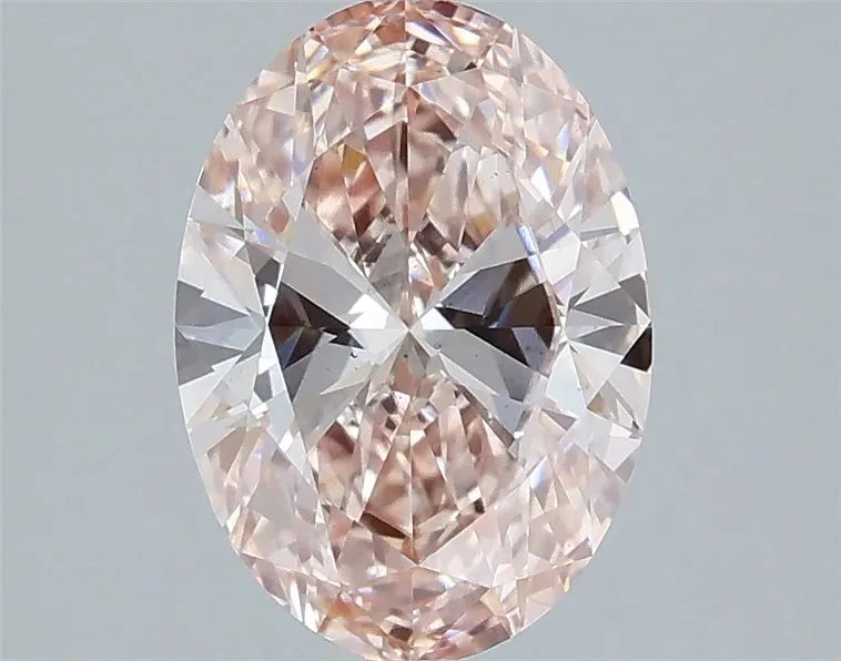 2.00ct Oval Lab Grown Diamond (Colour Fancy Intense Pink, Clarity VS2, IGI Certified)