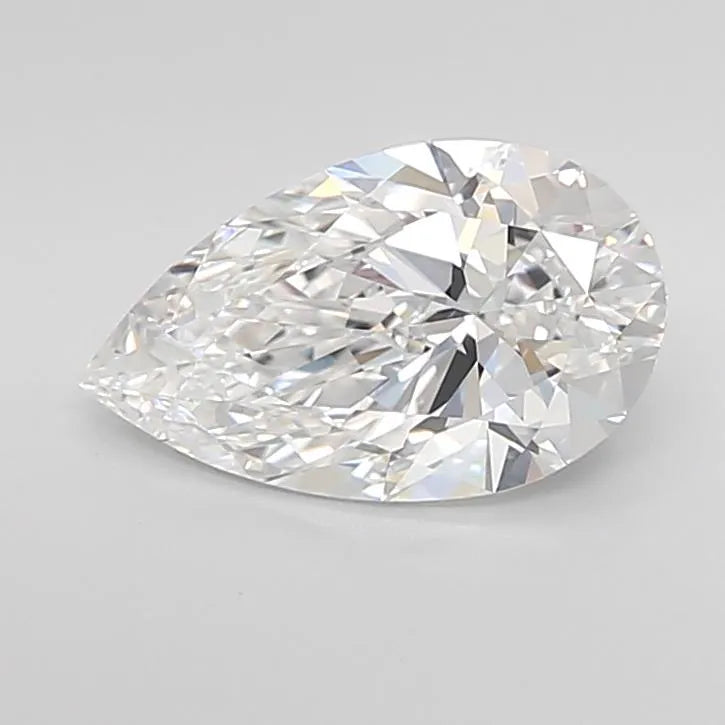 2.00ct Pear Lab Grown Diamond (Colour D, Clarity IF, Cut EX, IGI Certified)