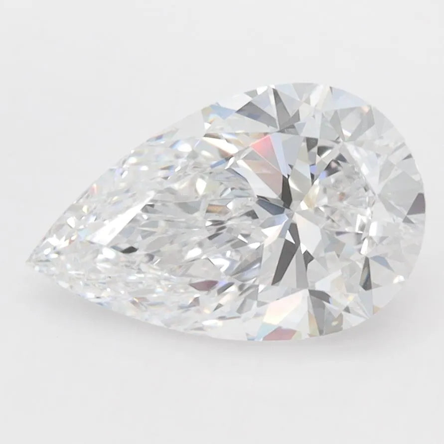 2.00ct Pear Lab Grown Diamond (Colour D, Clarity VVS1, IGI Certified)