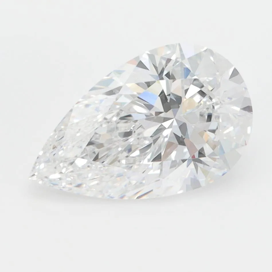 2.00ct Pear Lab Grown Diamond (Colour D, Clarity VVS2, GIA Certified)