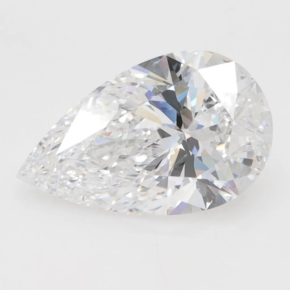 2.00ct Pear Lab Grown Diamond (Colour D, Clarity VVS2, GIA Certified)