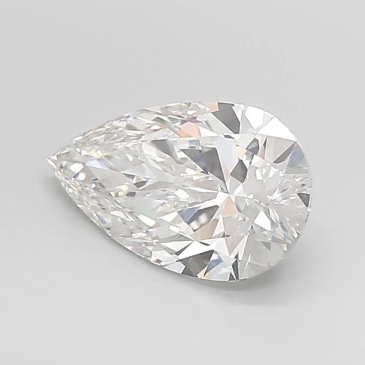 2.00ct Pear Lab Grown Diamond (Colour F, Clarity VVS2, IGI Certified)