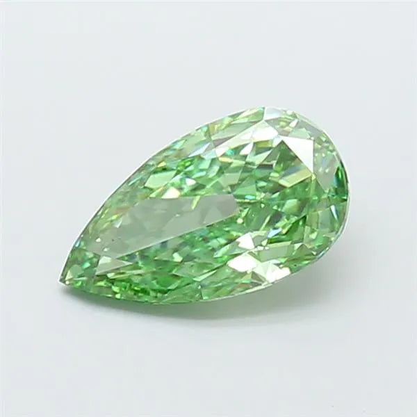 2.00ct Pear Lab Grown Diamond (Colour Fancy Vivid Green, Clarity VS2, IGI Certified)
