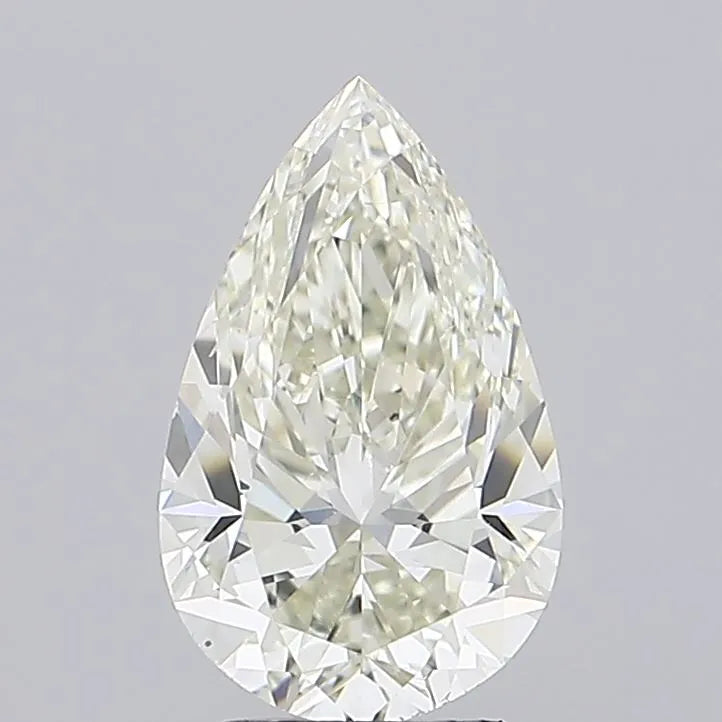 2.00ct Pear Natural Diamond (Colour J, Clarity VS2, Cut VG, IGI Certified)