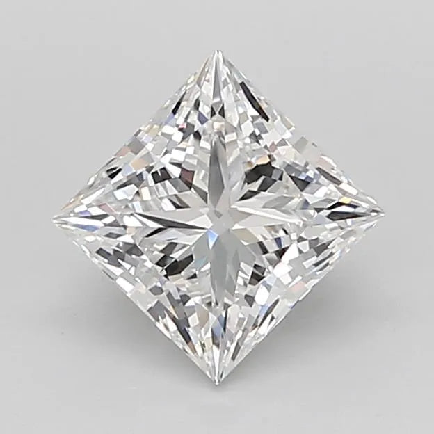2.00ct Princess Lab Grown Diamond (Colour D, Clarity VVS2, IGI Certified)